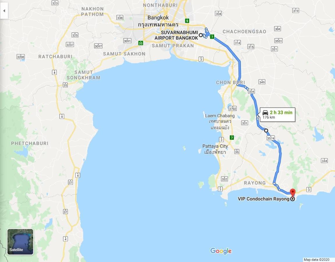 Panorama Sea View Room 245, V.I.P Condo Chain Rayong Ban Phe Ngoại thất bức ảnh