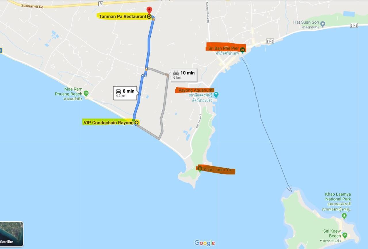 Panorama Sea View Room 245, V.I.P Condo Chain Rayong Ban Phe Ngoại thất bức ảnh